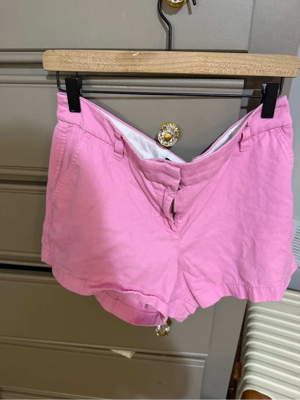 j crew 3.5in chino shorts size